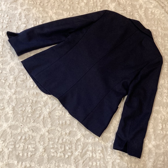 Jaeger Vintage Lined Wool Blazer Size 10 Like New - Picture 10 of 12